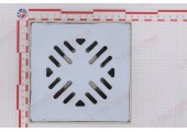 Трап для душа ТП 50 вертикальный решетка 15*15 нержавеющая сталь Татполимер