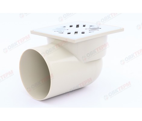 Трап для душа ТП 110 горизонтальный решетка 15*15 нержавеющая сталь Татполимер Трап для душа ТП 110 горизонтальный решетка 15*15 нержавеющая сталь Татполимер