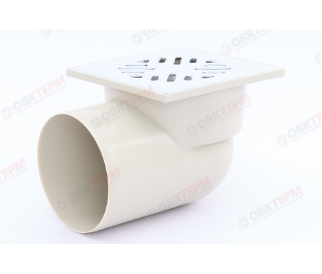 Трап для душа ТП 110 горизонтальный с сухим затвором Татполимер