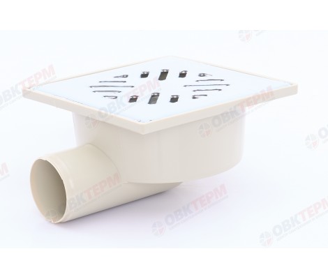 Трап для душа ТП 50 горизонтальный с сухим затвором Татполимер Трап для душа ТП 50 горизонтальный с сухим затвором Татполимер