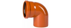 Отвод 160 90° рыжий RTP