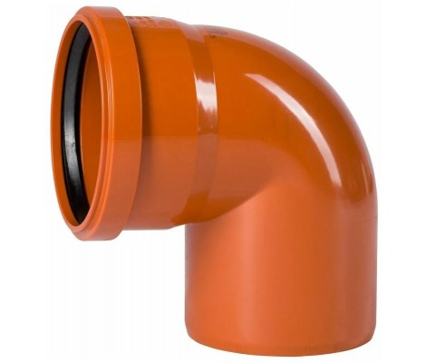 Отвод 160 90° рыжий RTP Отвод 160 90° рыжий RTP