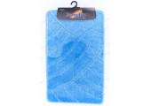 Комплект ковриков для ванны Classic из 2 шт 50х80/50х40см 11мм голубой Banyolin