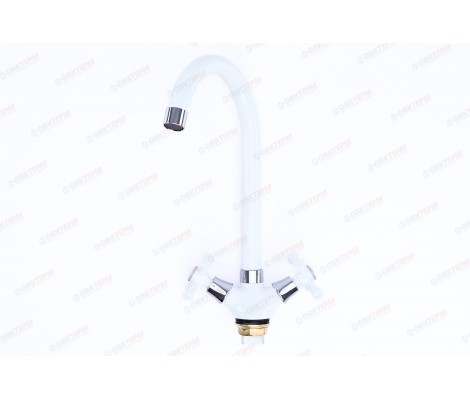 Смеситель для кухни Omega 275 белый &Oslash;35 Mixxus