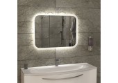 Зеркало 60*80 LED подсветкой 6000К 9,6 Вт/м с сенс.выкл., унив. крепление 341ску КЗСК