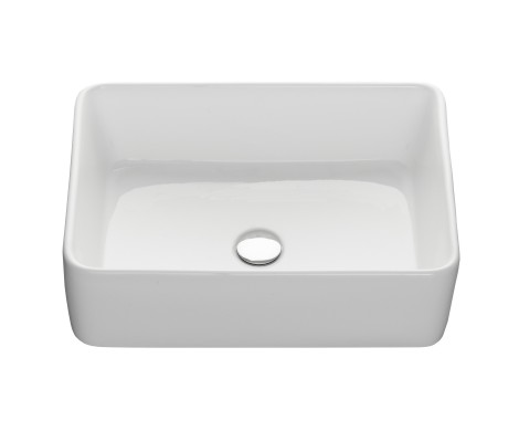 Раковина накладная на столешницу Mila прямоугольная, белая 500x190x350 Roca Раковина накладная на столешницу Mila прямоугольная, белая 500x190x350 Roca