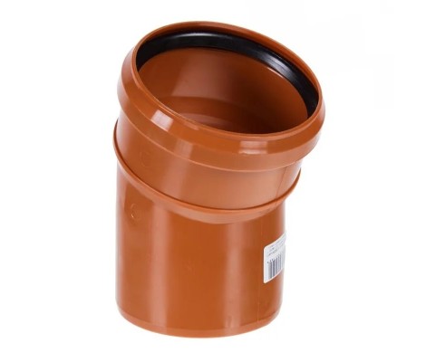 Отвод 110 15° рыжий Flextron Отвод 110 15° рыжий Flextron