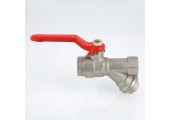 Кран шаровой со встроенным фильтром 1/2