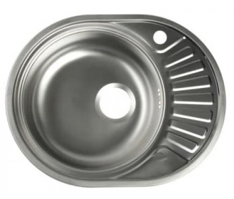 Мойка врезная овальная 45x57L Decor* 0,60мм + сифон Vladix Мойка врезная овальная 45x57L Decor* 0,60мм + сифон Vladix