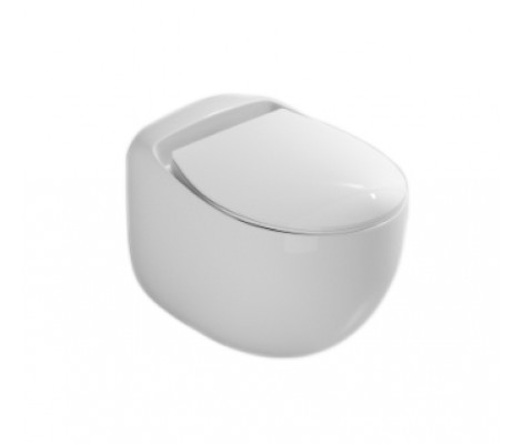 Унитаз подвесной EGG, безободковый, SC, ультратонкое, дюропласт Rувщ Унитаз подвесной EGG, безободковый, SC, ультратонкое, дюропласт Rувщ