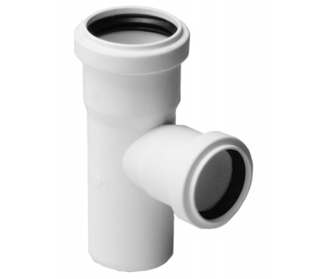 Тройник 32/32/90° белый Euro Plast