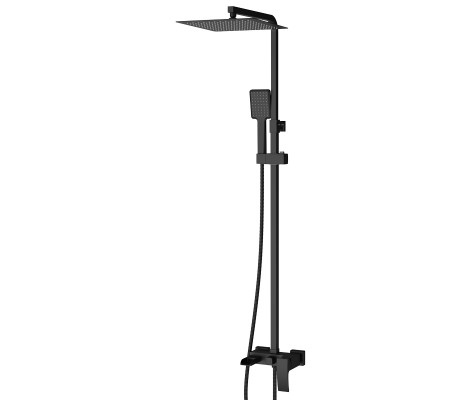 Душевая колонна со смесителем KB-58007-05 водопад, черный Koer