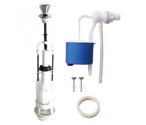 Смывная арматура для унитаза с боковой подачей АБ 66.54.У1.3