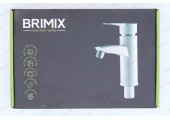 Смеситель для умывальника, шаровый, из АБС пластика белый 599 Brimix