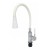 Смеситель для кухни LR4199-3 c силиконовым изливом белый+хром Zerix