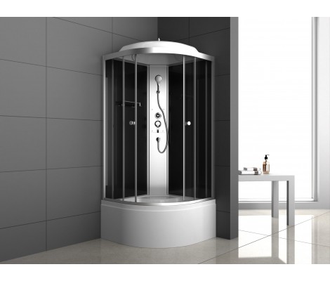 Душевая кабина ODA-8401 P 90*90*215 (тонированное стекло 4мм,глубокий поддон)