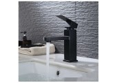 Смеситель для умывальника KUB-001 черный из нержавеющей стали Champion 