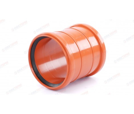 Муфта канализационная рыжая 110 Flextron