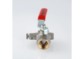 Кран шаровой с дренажем и воздухоотводчиком 1/2