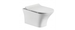 Унитаз подвесной ALIOTTI 2615E Rimless, ультротонкое сиденье дюропласт, SC (микролифт)