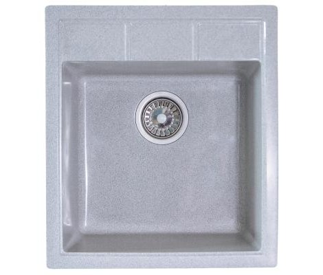 Мойка керамогранитная S-10 квадратная серая глянец Simgran Мойка керамогранитная S-10 квадратная серая глянец Simgran