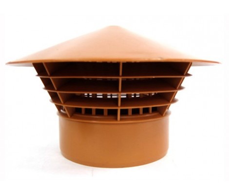 Грибок канализационный 110 рыжий Flextron