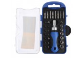 Набор отвёртка трещотка+биты 30 предметов Тундра Набор отвёртка трещотка+биты 30 предметов Тундра