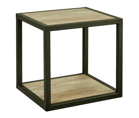 Полка навесная Лофт Фабрик Дуб Эндгрейн Aquaton