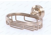Мыльница настенная LR1302С-2 глубокая бронза Zerix