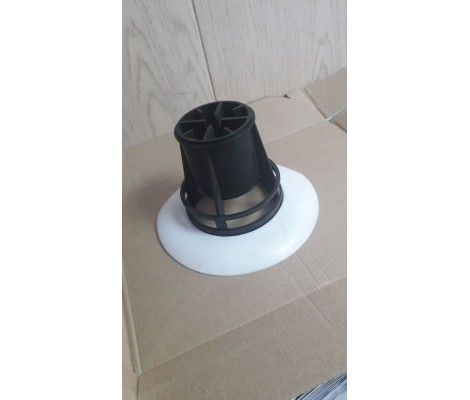 Наконечник трубы пластик горизонтальный для 100/60