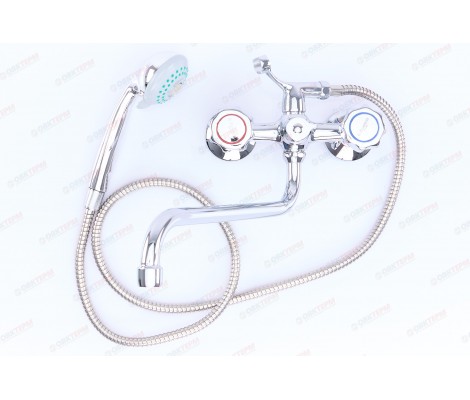 Смеситель для ванны 140 длинный, шар G-Ferro 