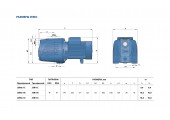 Центробежный насос поверхностный JSWm 1CX-N Pedrollo Центробежный насос поверхностный JSWm 1CX-N Pedrollo