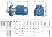 Центробежный насос 2 CPm 25/14A Pedrollo Центробежный насос 2 CPm 25/14A Pedrollo