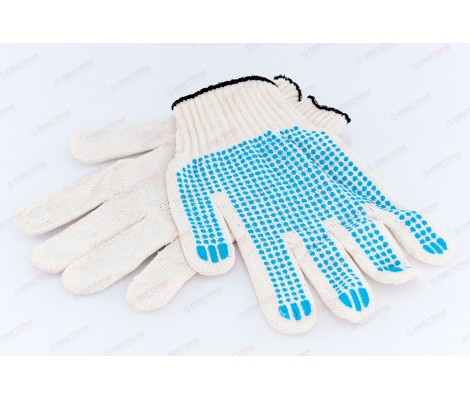 Перчатки белые ПВХ Перчатки белые ПВХ