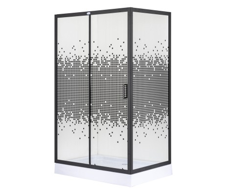 Душевое ограждение 505 B стекло 5мм, с поддоном h13 Дана