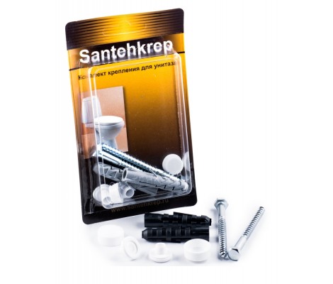 Крепление унитаза к полу в блистере Veles