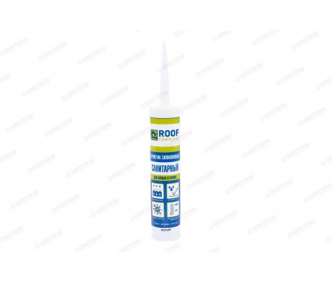 Силикон санитарный герметик 280 мл белый Ultima 