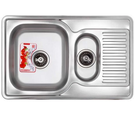 Мойка Z7850A-08-180E satin Zerix