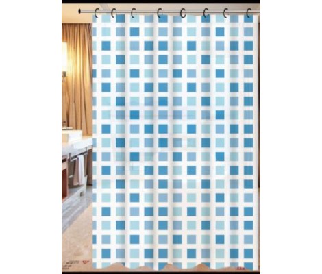 Штора для ванной из полиэтилена (Узор 