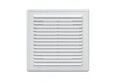 Решетка пластмассовая наклонная с сеткой, с рамкой 1515Р Эра Вент