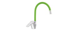 Смеситель для кухни Yub 279 B зеленый Reflector &Oslash;40 Zerix