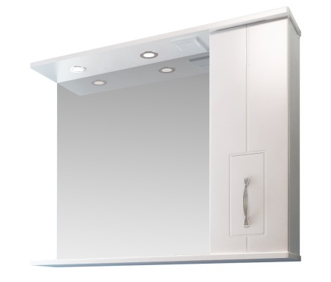 Зеркало Alegra 85 правое Eva Gold