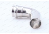 Угол пресс 90° х 28 из нержавеющей стали однораструбный ZTI.550.002828 TIM