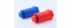 Набор цветных удлиненных заглушек 1/2