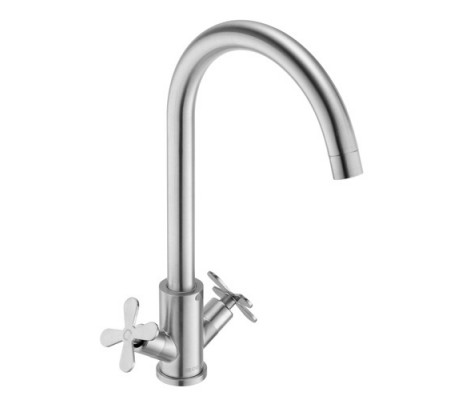 Смеситель для кухни GTA-011 нержавеющей сталь Zerix Смеситель для кухни GTA-011 нержавеющей сталь Zerix