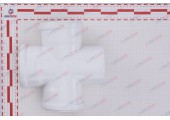Крестовина ELITE одноплоскостная МК МПП 110/110/110х87, белый, РТП Крестовина ELITE одноплоскостная МК МПП 110/110/110х87, белый, РТП