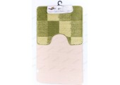 Комплект ковриков для ванны Classic Color из 2 шт 60х100/50х60см 11мм зеленый Banyolin