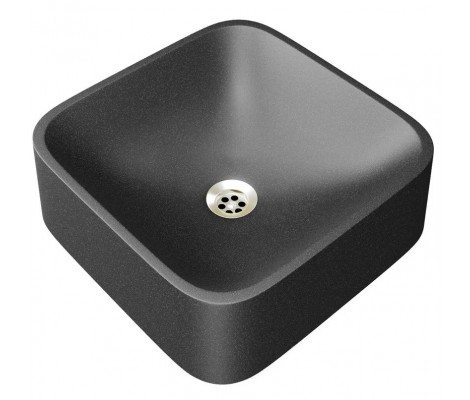 Умывальник Formastone Квадро 35 G404 антрацит Fosto