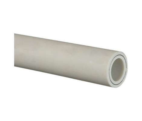 Труба 20x3,4 PN20 с металлом серая Pro Aqua
