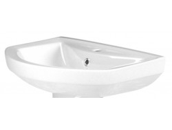 GESSO умывальник Омега Home de luxe с болтами креплениями и сливным хромированным кольцо